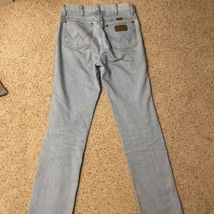 Wrangler light wash jeans